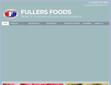 Tablet Screenshot of fullersfoodsplc.com